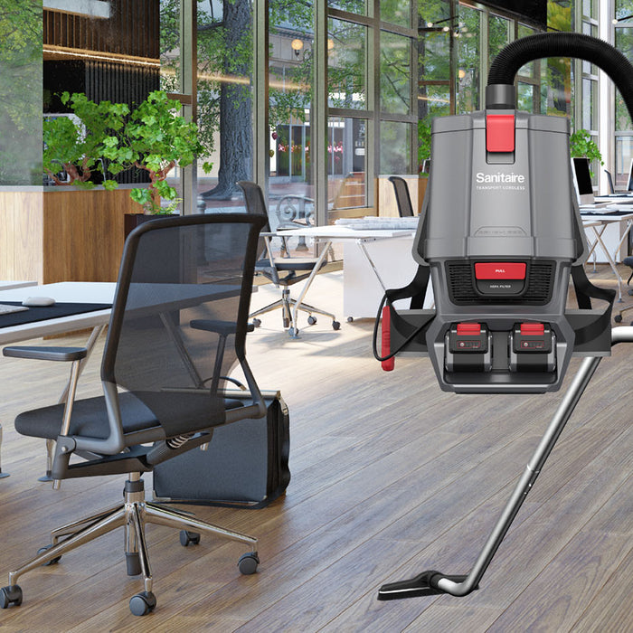 Business Case: Revolutionizing Cleaning Efficiency with the Sanitaire® TRANSPORT® Cordless Backpack Vacuum