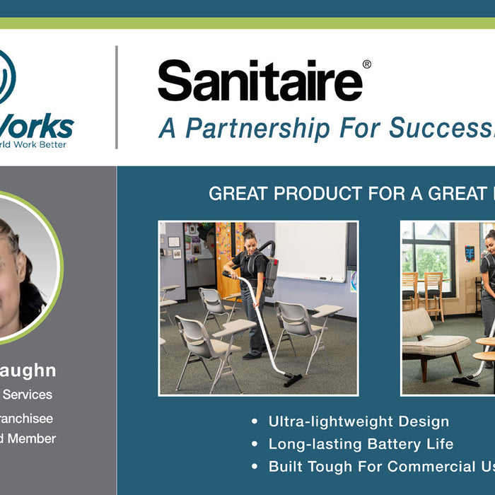 From Passion to Performance: Why OpenWorks Franchisee Trusts Sanitaire® for Her Cleaning Business